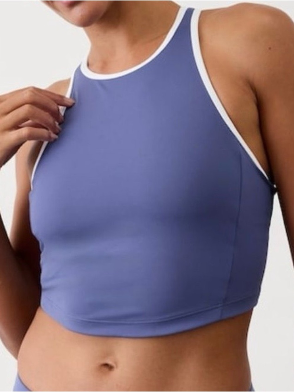 NWT Athleta Seabreeze Crop Bikini Top